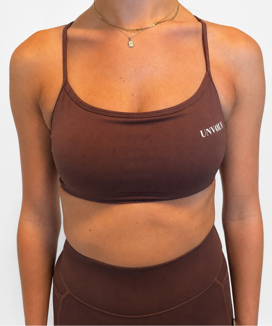 UNVØLV Sport BH – NOIR BROWN