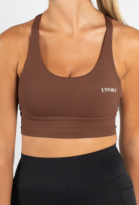 UNVØLV Sport BH – CAPPUCCINO