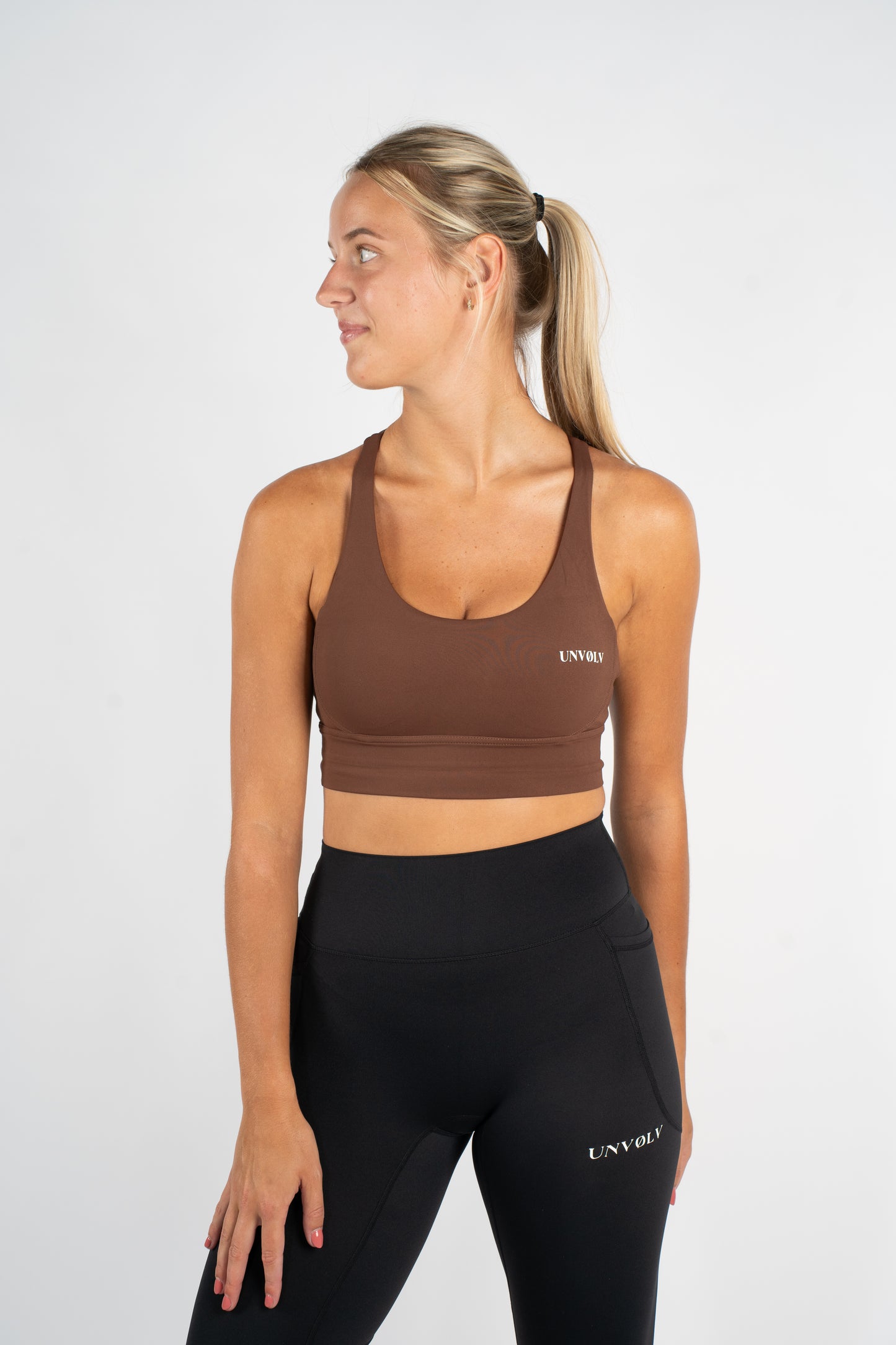 UNVØLV Sport BH – CAPPUCCINO