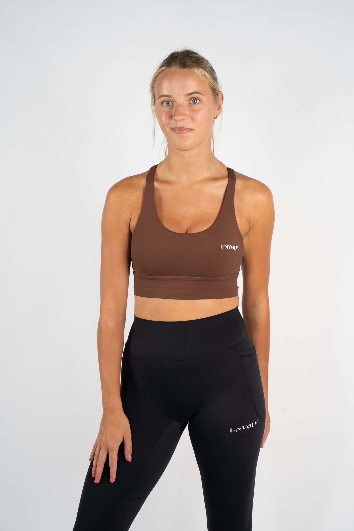 UNVØLV Sport BH – CAPPUCCINO