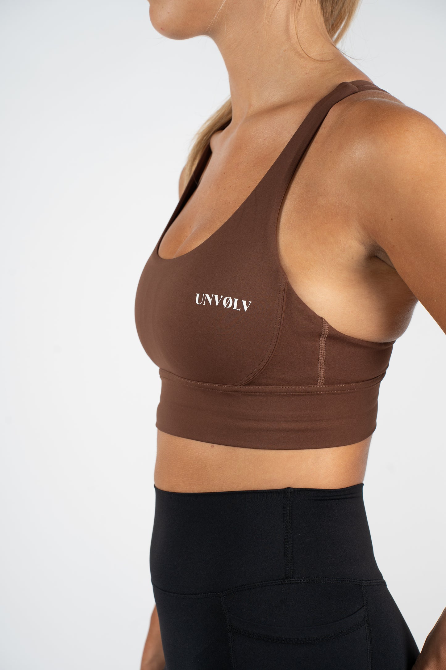 UNVØLV Sport BH – CAPPUCCINO